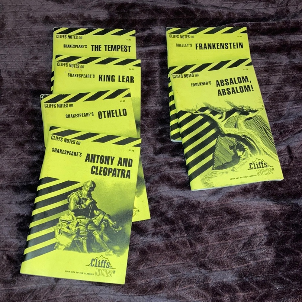 🎉Cliffs Notes- Set of 6